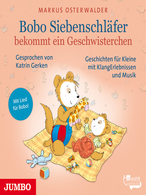 Title details for Bobo Siebenschläfer bekommt ein Geschwisterchen by Markus Osterwalder - Available